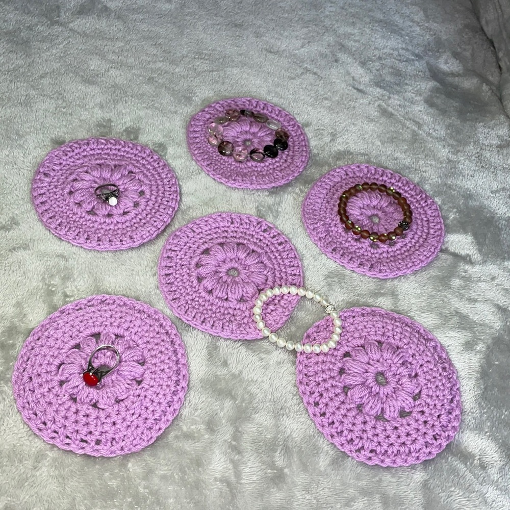 Set of 6 acrylic mandalas